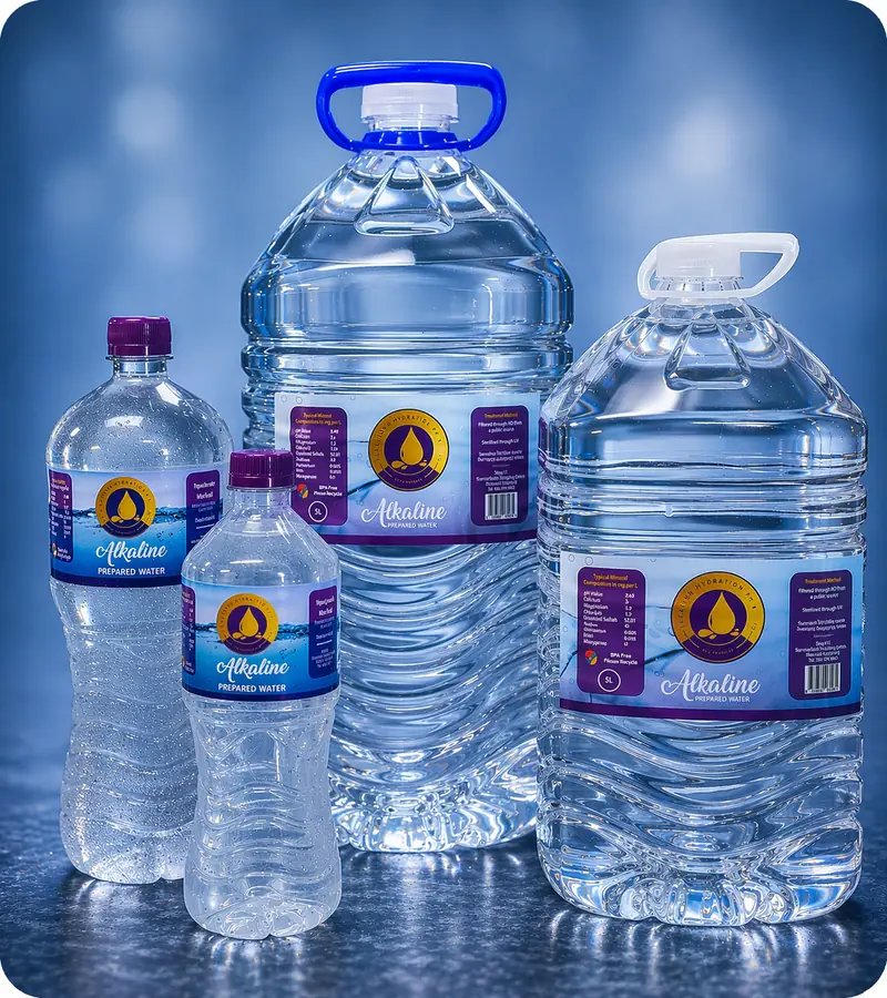 Alkaline water range