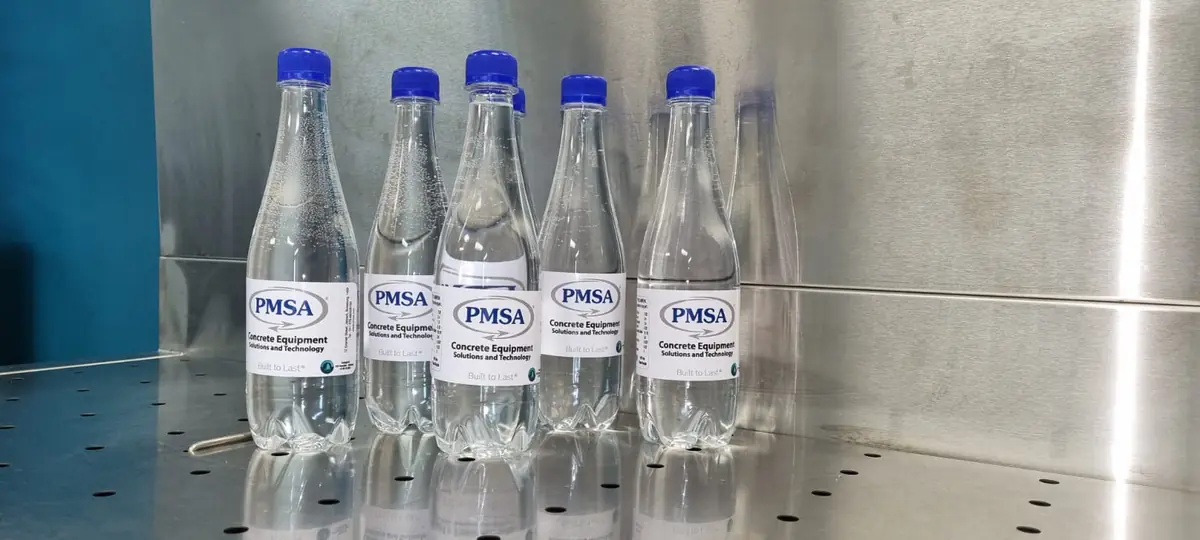 PMSA branded water bottles